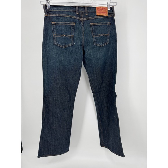 Lucky‎ Brand Jeans Womens 10 American Standard Dungarees Denim Jeans Dark Wash - Picture 9 of 15